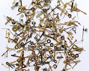 3 grams Vntg Watch Hands Antique Watch Hands Stick Watchmaker Repair Lot Replacement Watch Hands Watch Parts Supplies Jewelery Making.#238