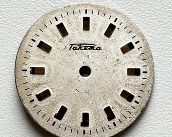 Raketa USSR vintage watch dial 29 mm diameter Soviet era mens watch face for spare parts #410
