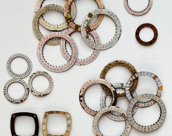 19 Pcs Vintage Soviet Era Watch Date Wheels USSR Watch Date Wheels #422