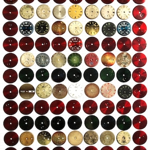 99 piezas. Esferas de reloj Esferas de reloj Pátina Esferas de reloj Proyectos de relojería. #107
