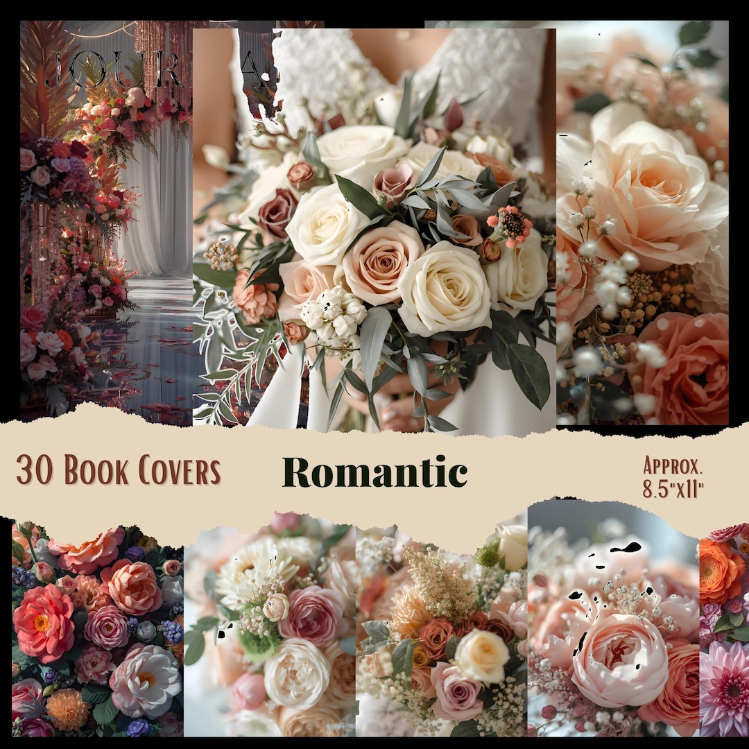 30 Printable Journal Book Covers – Scrapbooking & Mixed Media | Vintage ...