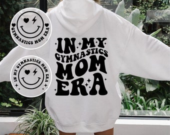 In My Gymnastics Mom Era Svg Png, Gymnastics Mom Svg Png, Retro Mom Svg, Wavy Svg, In My Gymnastics Era Shirt, Cricut, Cut File, Sublimation