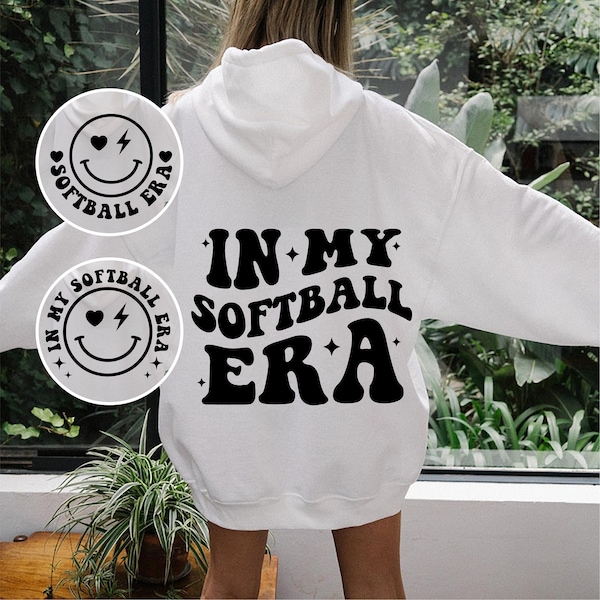 In My Softball Era Svg Png, Softball Svg Png, Retro Softball Svg, Wavy Stacked Svg, In My Softball Era Shirt, Cricut, Cut File