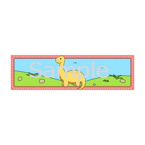 ABDL Diaper Sticker Download Dino Diplodocus