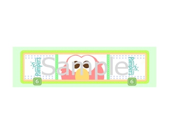 ABDL Diaper Sticker Classic design