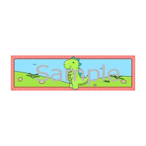 ABDL Diaper Sticker Download Dino Trex