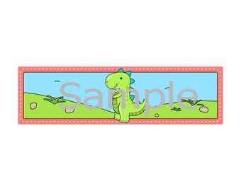 ABDL Diaper Sticker Download Dino Trex