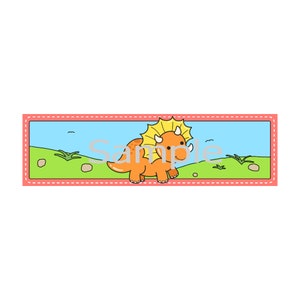 ABDL Diaper Sticker Download Dino Triceratops