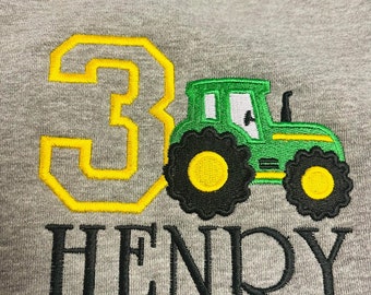 Tractor Birthday sweatshirt