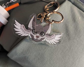Custom symmetrical headshot keychains!