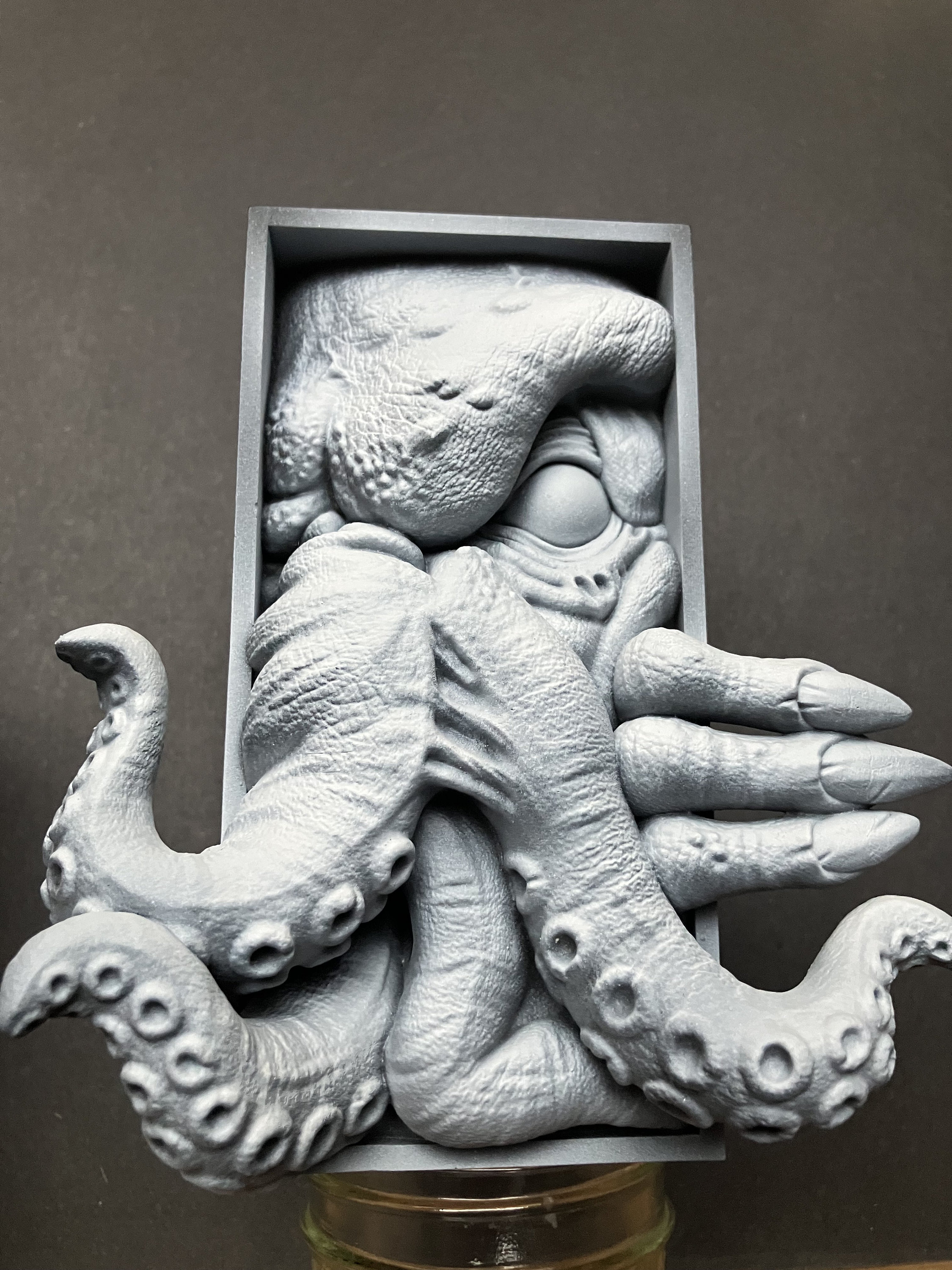 Cthulhu Book Nook Fantasy Creature Decor Item 3D Printed With Eco-resin and  Hand-painted 