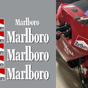 Marlboro Racing Decals - Etsy