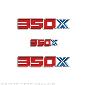 Honda 350X Decals - Set of 3