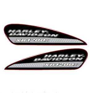 H-D XR1200X Fuel Tank Motorcycle Decals (Set of 2)