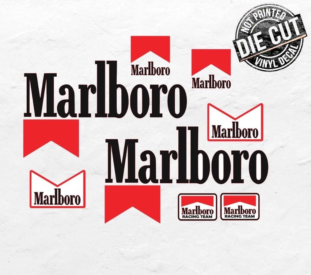 Marlboro Racing Decals - Etsy