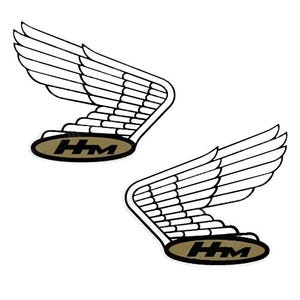 Honda CB50R HM Tank Decals - 2004
