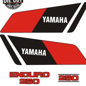 Kit d'autocollants Yamaha DT250 MX