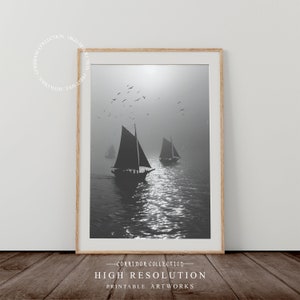 Sailing picture, Yacht Wall Decor, Boat Decor, Sailboat photo, Sailboat Photography, Nautical Photography, Digital Download | F112