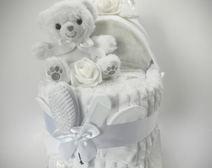 Gorgeous Baby white with Koala or teddy