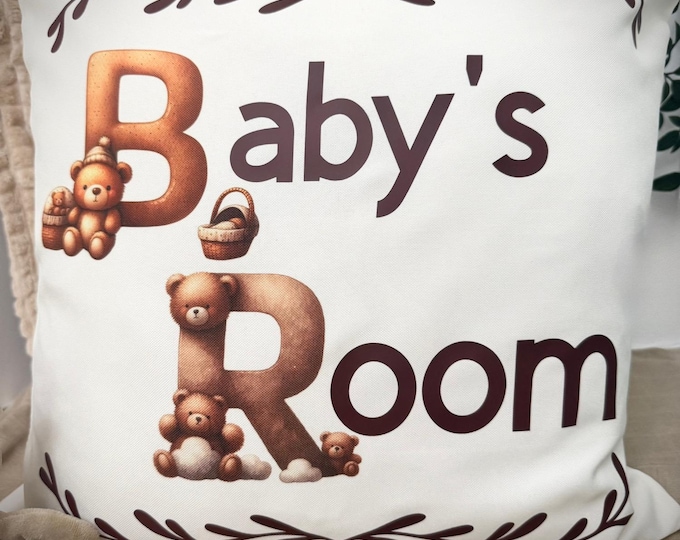 Lovely New Baby Gift Hamper Basket, With personalised pillow