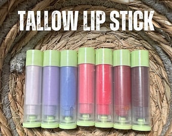 Talg Lippenstift Lidschatten Ganz natürliche Lippenbalsam Talg Wange Lippen- & Augentönung Ungiftig Make-up Sonnenschutz Lippen ungiftig Sonnenbalsam blush