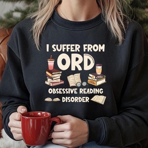 Sweatshirt de lecture pour rats de bibliothèque, cadeaux pour les amoureux de la lecture, Idées cadeaux livresques pour les rats de bibliothèque, sweat-shirt drôle pour son pull
