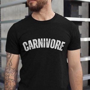 Carnivore Diet Unisex T-Shirt for Carnivore Shirt Funny Meat t-shirt Keto TShirt, Paleo Tee, Meat Eater Top, Fitness Apparel