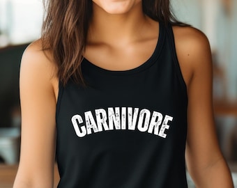 Carnivore T-shirt Carnivore Tank Top for Meat Lover gift for Meat Lovers T Shirt for BBQ Lover gift for Meat Eater Shirt Healthy Diet Tanks