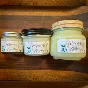 Tallow Face Moisturizer Moisturizing Grass Fed Tallow Face Lotion Tallow Body Butter & Eye Cream! All Natural Skin care gift for Mom gifts
