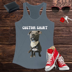 Benutzerdefinierte Tank Top Personalisierte Tank Tops Benutzerdefinierte Tanks für Gym Lover Geschenk Fitness Top Geschenke für Mama Tank Top für Weihnachten Kundengerechtes Geschenk