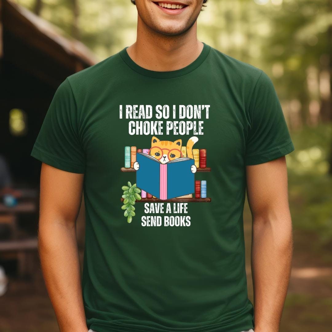 Cute Reading Shirt for Cat Mom gifts for Cat Dad gift idea for Reading Lover TShirt Book Worm T-shirt Reading T-shirts Book worm gift