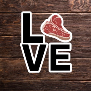 Carnivore Sticker for Meat Lover gift for Steak Lovers gift Funny Meat Sticker for Carnivore Diet Stickers for Food gift for Foodie Sticker