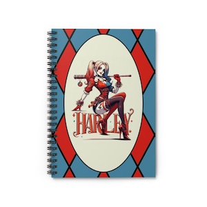 HARLEY PIN-UP Wunderschönes Notizbuch Spiralblock - Liniert, Exklusives Harley Lovely Notizbuch , Pretty Harley, Original & Nur Für Fans, 118 Seiten