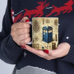 DA VINCI&#39;S DREAM Pretty Impressive Whovians Ceramic Mug, Beautiful Exclusive The Doctor 11oz Ceramic Mug, Lovely Whovian Coffee and Tea Mug