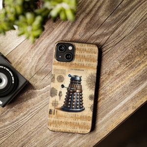 PESADILLA DE DA VINCI Increíble funda blanda para teléfono, funda para teléfono Whovian muy exclusiva, funda blanda para teléfono Whovian para iPhone, Samsung Galaxy y Google Pixel