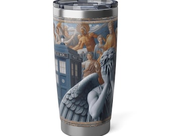 WEEPING ANGEL Exklusiver 20 Unzen Becher, perfekt für echte Fans des Doctor W, Weeping Angel Original Art Schöner Becher, nur nicht blinken
