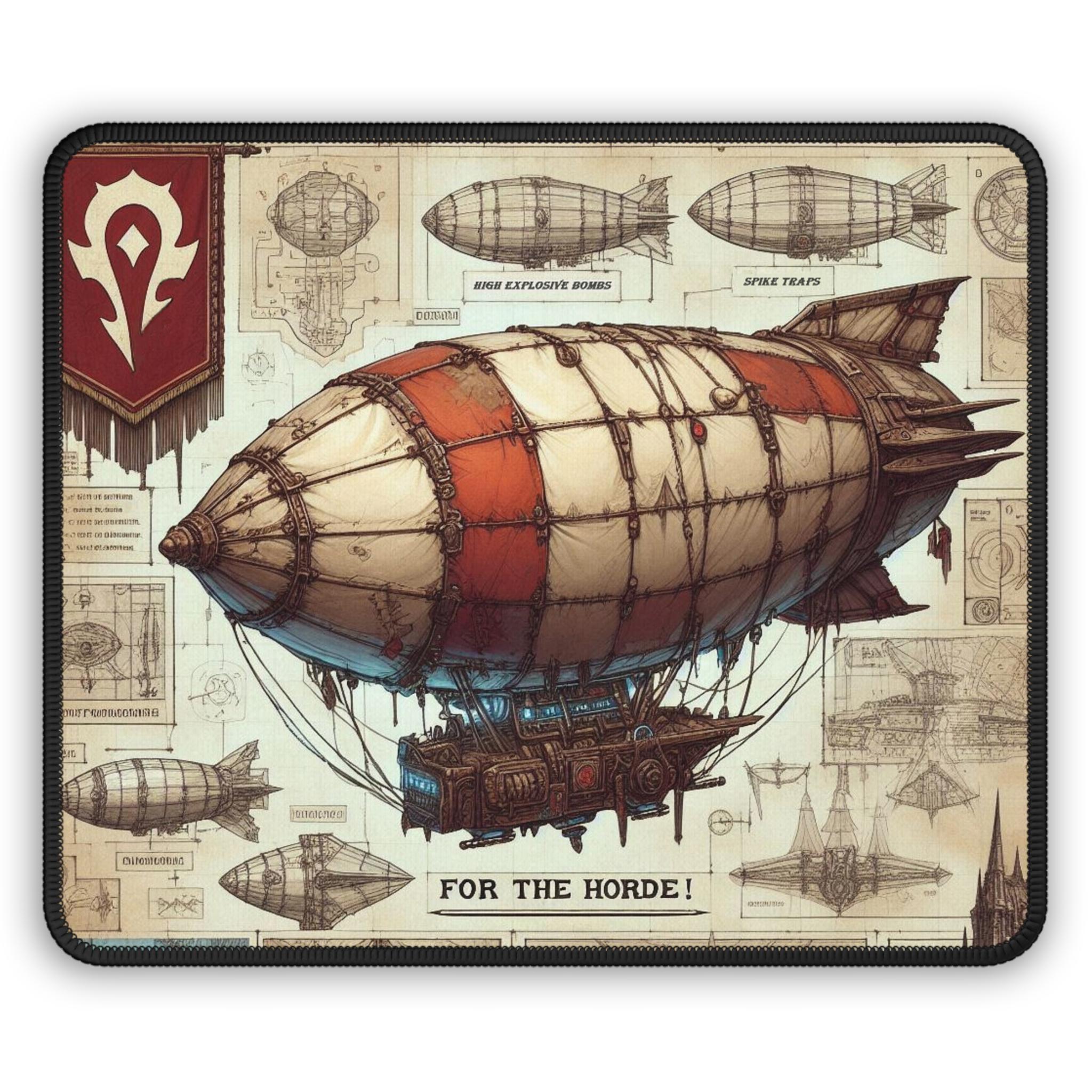 Jimmy Page Guitar & Bow Mouse Pad - Led Zeppelin Music Collectible Desk Accessory