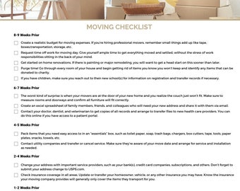 Moving Checklist