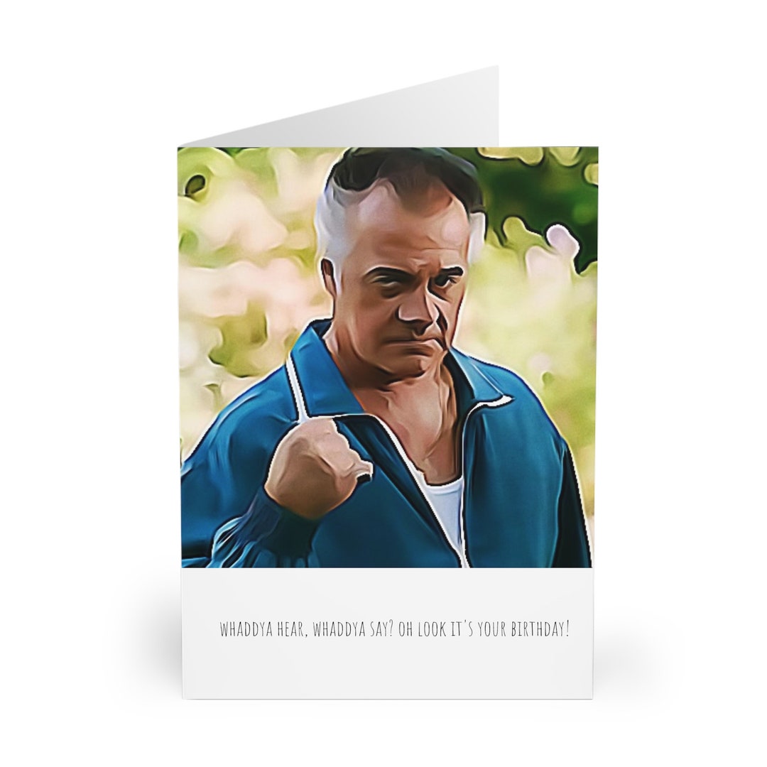 The Sopranos Paulie Walnuts Birthday Cards Greeting Cards 5 Etsy