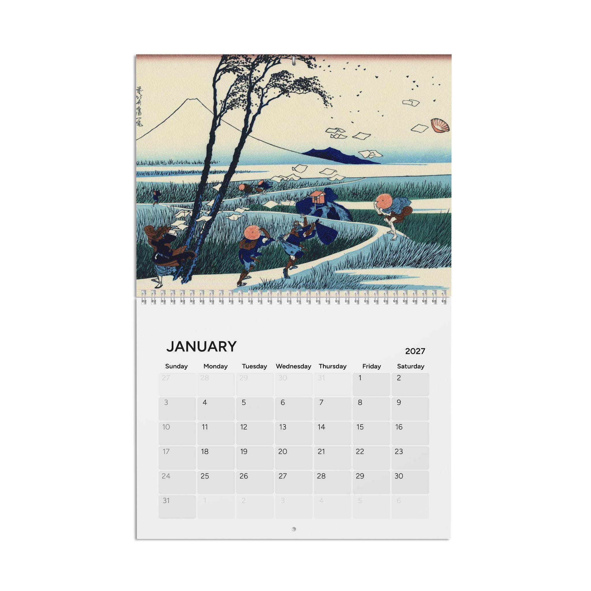 Traditional Japanese Calendar - Etsy