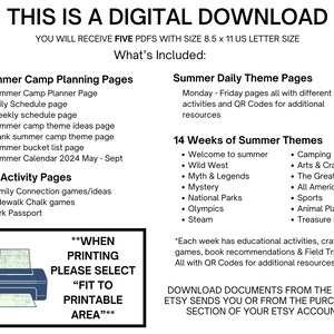 Summer Camp at Home