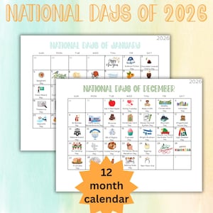 Fun Holidays Calendar International World Days 2026 Events National Days Social Media Marketing Calendar Ideas Content Planner Silly Holiday
