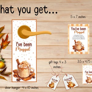 You've Been Mugged Fall Printable Gift Exchange Game, Thanksgiving Game ...