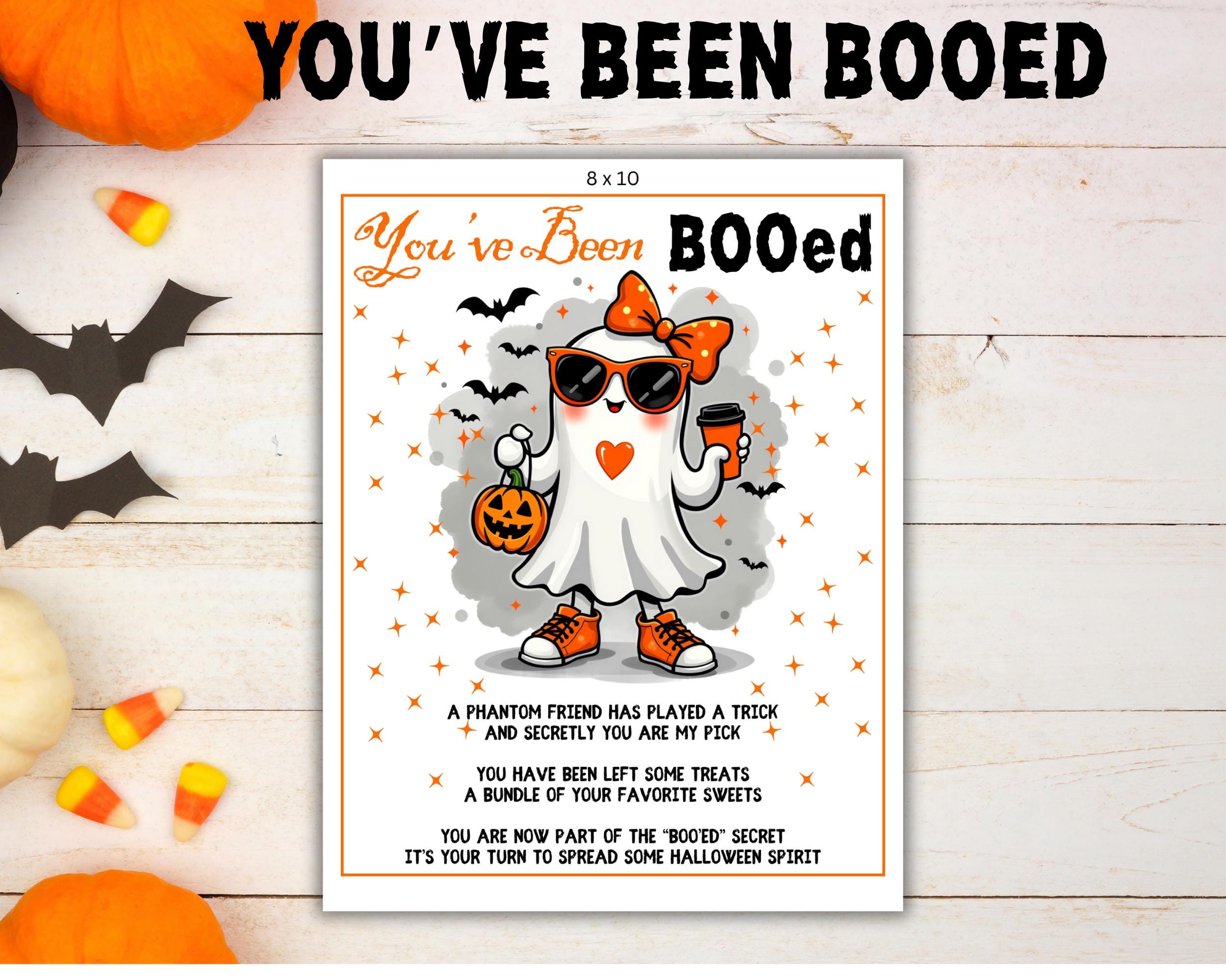You've Been Booed Kit, Halloween Boo Basket, Boo Basket Tag, Boo Box ...