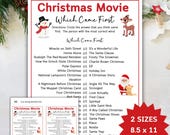 Christmas Movie Trivia Quiz Fun Christmas Holiday Trivia Game Office Party Teen Christmas Eve Games Trivia For Christmas Holiday Family Game