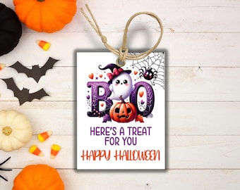 Etiqueta imprimible "Te han abucheado", etiqueta para cesta de abucheos, etiquetas de abucheos, etiqueta para golosinas de Halloween, etiqueta para regalos de Halloween, etiqueta de recuerdo de abucheos, recuerdo de Halloween para el aula