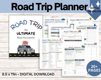 Planificador de viajes por carretera, viajes por carretera en familia, elementos esenciales para viajes por carretera, planificador de viajes, listas de equipaje, viajes familiares, planificador de vacaciones