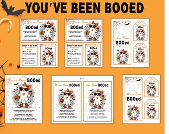You've been Booed Kit, Halloween Boo Basket, Boo Basket Tag, Boo Box, Coworker Halloween DIY Gift, Boo Your Neighbor Halloween Boo Tag