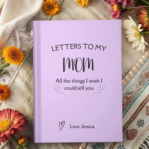 Diario de duelo personalizado Diario conmemorativo para mamá Regalo de simpatía por la pérdida Regalo para mamá Regalo conmemorativo para diario de duelo Regalo para compañero de trabajo Diario de simpatía