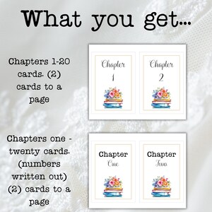 Book Themed Table Numbers for Baby Birthday Bridal Wedding Shower ...